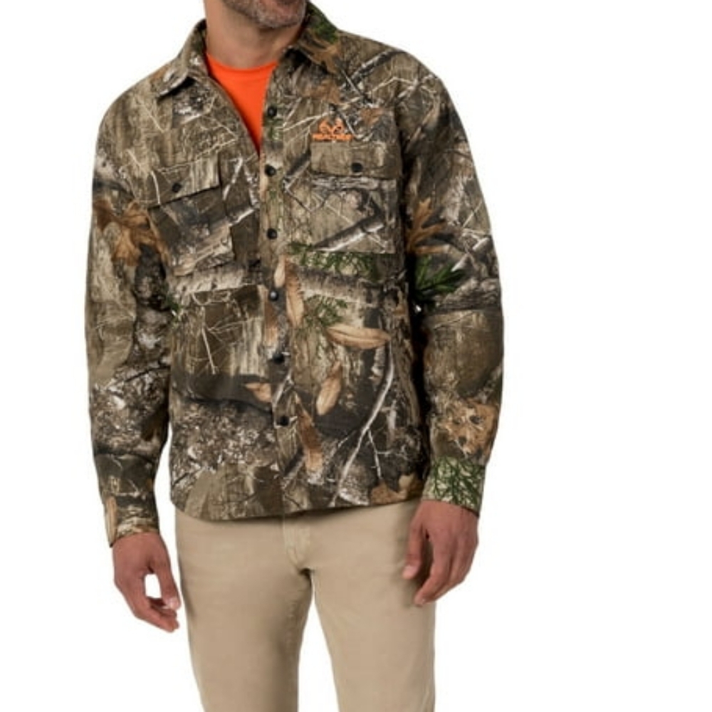 Realtree Duck Commander Camo Sporting Jacket Shirt